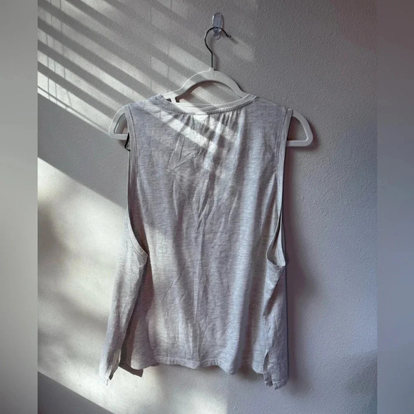 H&M Muscle Tee/Tank Top - heathered oatmeal, size XL - Picture 3 of 4